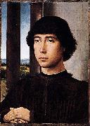 Hans Memling Portrait of a Man at a Loggia oil